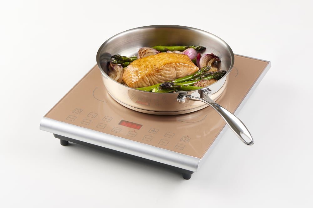 962010058 Caramel NEW Fagor Portable 1800 Watt Induction PRO Magnetic Cooktop 