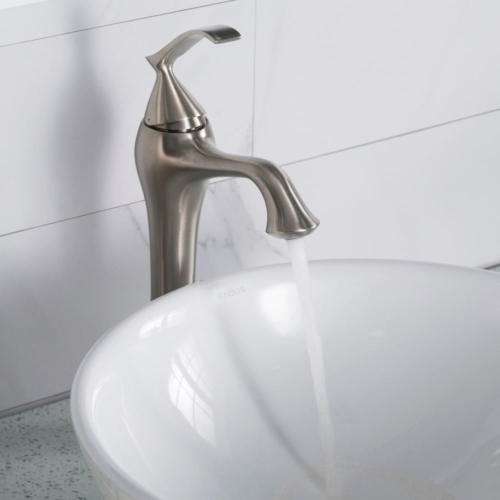 Kraus KEF15000BN Single Handle Tall Vessel Bathroom Faucet with