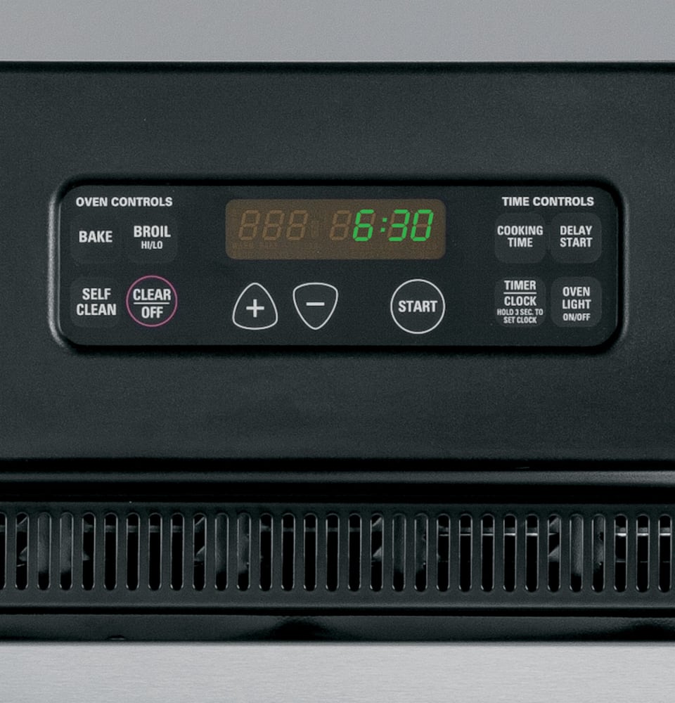 GE JRP28BJBB 24 Inch Double Electric Wall Oven with 5.4 cu. ft