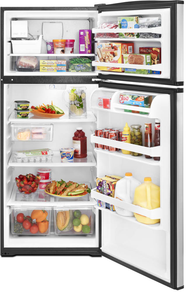 Amana A8RXNGMWS 17.6 cu. ft. TopFreezer Refrigerator with 2 SpillSaver