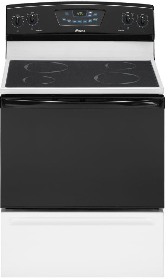 Amana AER5710BAH 30 Inch Freestanding Electric Range with Self Cleaning