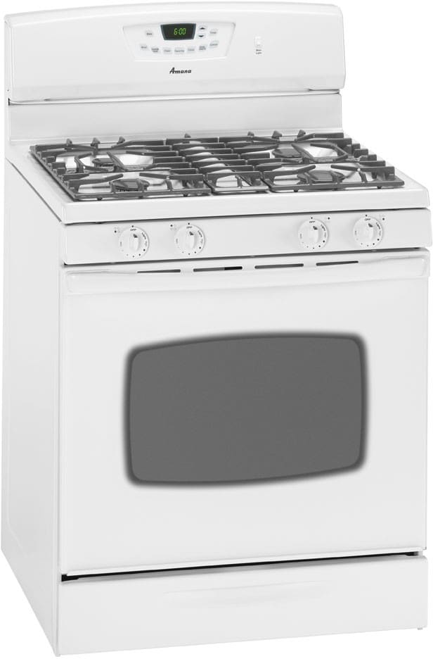 Amana AGR5735QDW 30 Inch Freestanding SelfClean Gas Range with 4