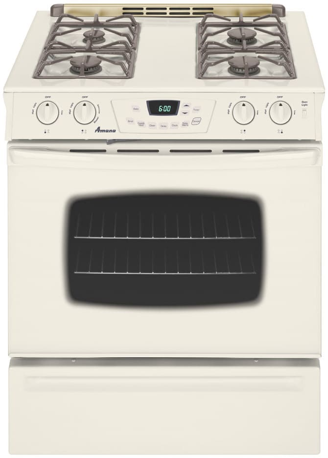 Amana AGS3760BDQ 30 Inch Slide-In Gas Range with 4 Sealed