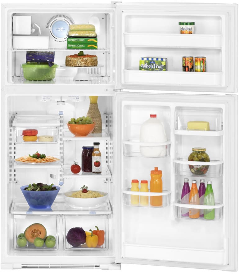 Amana ATF1836ARW 18 Cu. Ft. Top Freezer Refrigerator with Icemaker