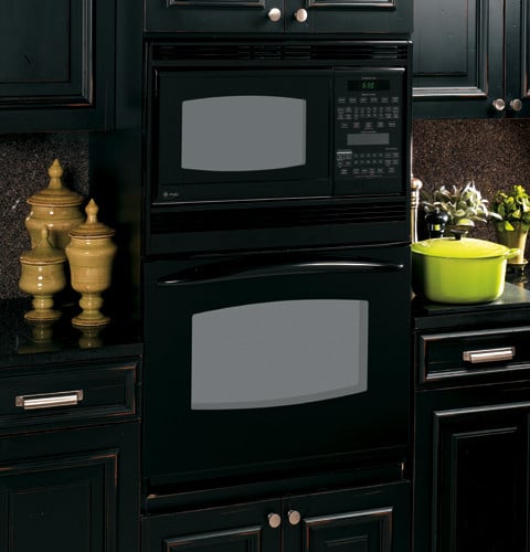 Ge profile wall oven shop and microwave combo