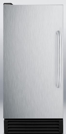 Summit Bim44 15 Inch Built In Ice Maker With 25 Lbs Storage Capacity 44 Lbs Clear Cube Ice Production And Drain Required