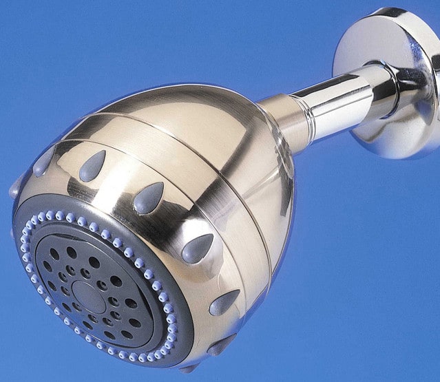 Waterx Wxsf5sn Deluxe Shower Filter Head With 5 Settings Satin Nickel