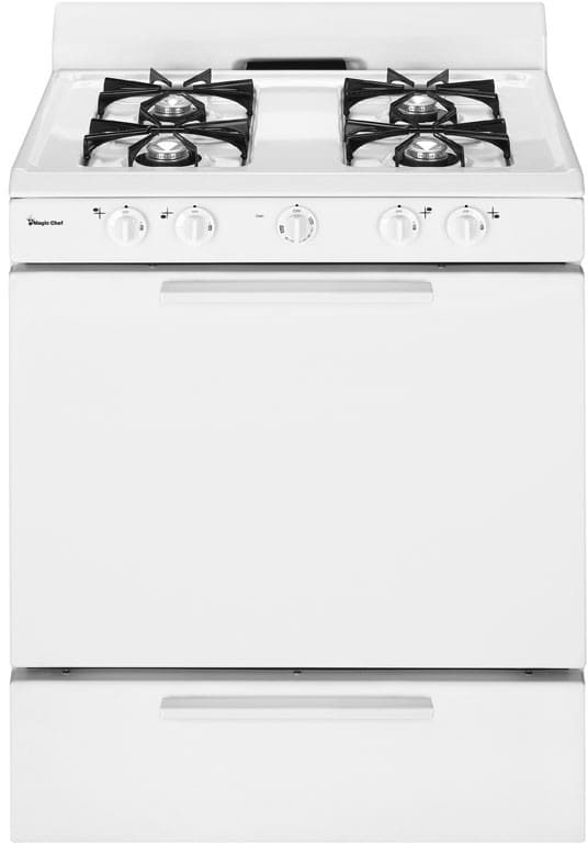Magic Chef CPR1100ADW 30 Inch Freestanding Gas Range with 4 Open