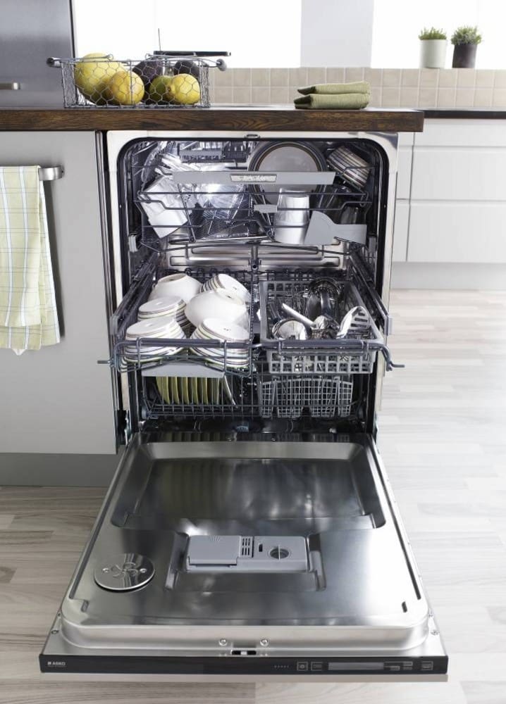 Asko D5893XXLFI Fully Integrated Dishwasher with 12 Wash Programs, 9