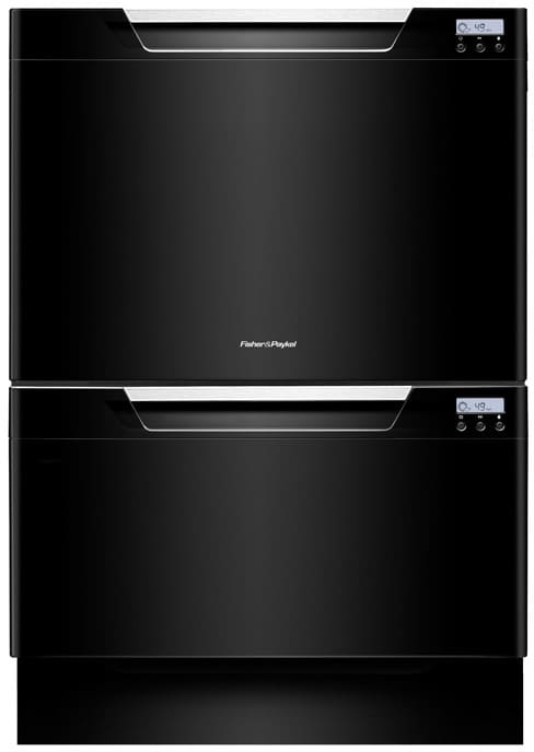 Fisher paykel integrated double dishdrawer dishwasher dd24d top