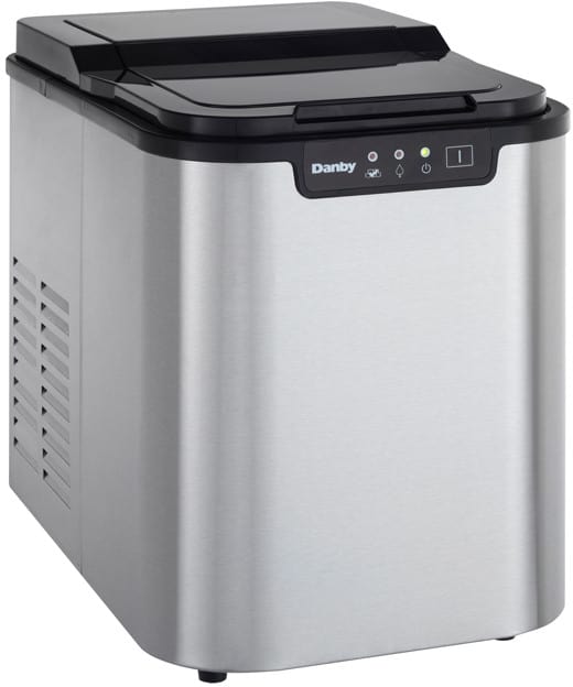 Danby DIM2500SSDB Countertop Ice Maker with 25 lbs. Daily Production, 2 lbs. Storage Capacity