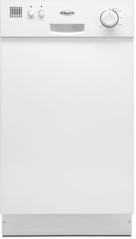 Whirlpool DU018DWTQ 18 Inch Full Console Dishwasher with 5 Cycles