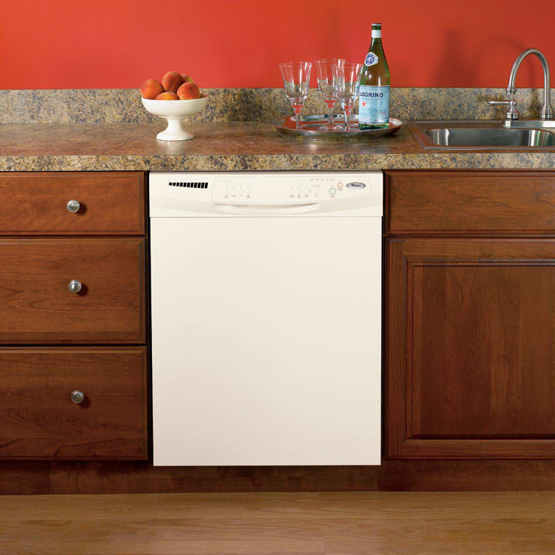 Whirlpool DU1100XTPT Full Console Dishwasher with 4 Cycles, Automatic
