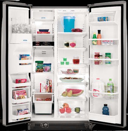 Whirlpool ES5FHAXSB 25.4 Cu. Ft. Side by Side Refrigerator