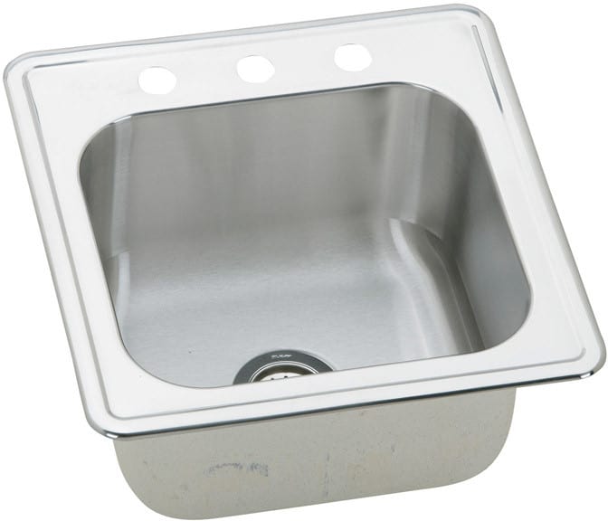 Gourmet Drop-In Stainless Steel 20 in. 1-Hole Single Bowl Kitchen Sink