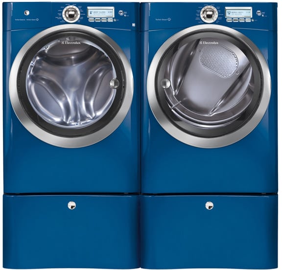 Electrolux Ewfls65imb 27 Inch Front Load Washer With 4 7 Cu Ft Capacity 56 Wash Cycles Perfect Balance Wash System Perfect Steam Option And 1350 Rpm Spin Speed Mediterranean Blue