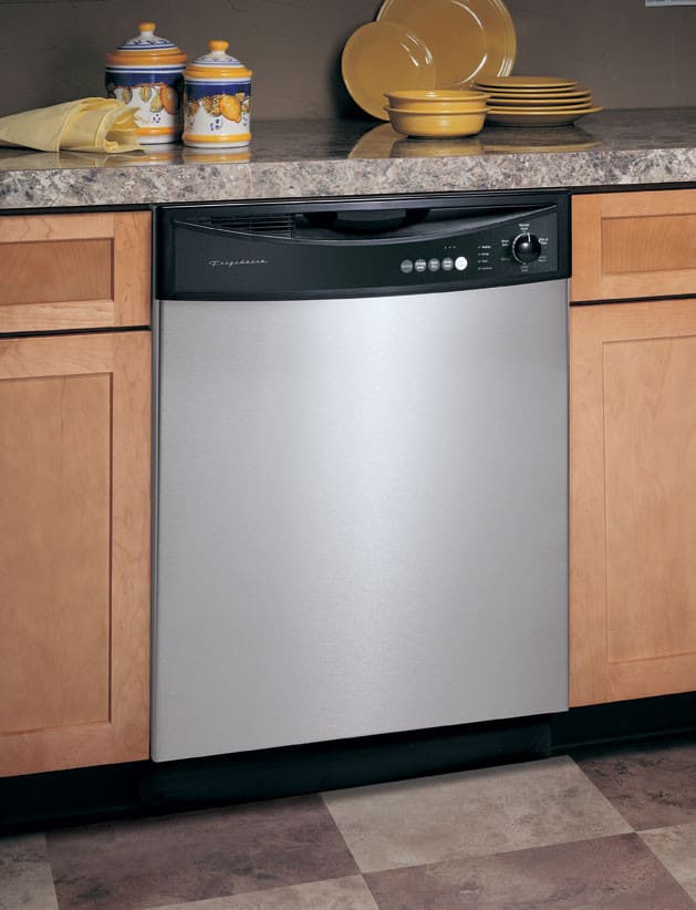 Frigidaire FDB1250REC Full Console Dishwasher with 6 Cycles, HighTemp