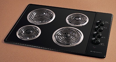 Frigidaire FEC30C4AB 30 Inch Coil Electric Cooktop with 4 Multi-Wrap