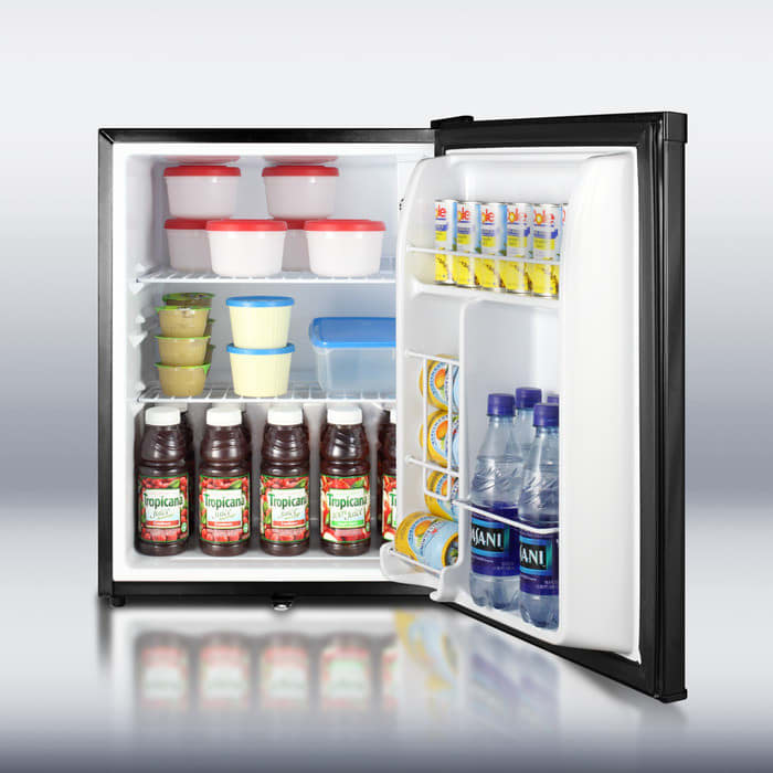 Summit FF29BL 2.5 cu. ft. Compact Refrigerator with Adjustable Wire