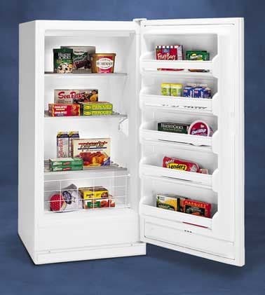 Frigidaire FFU1423DW 14.1 Cu. Ft. Upright Freezer with Manual Defrost ...