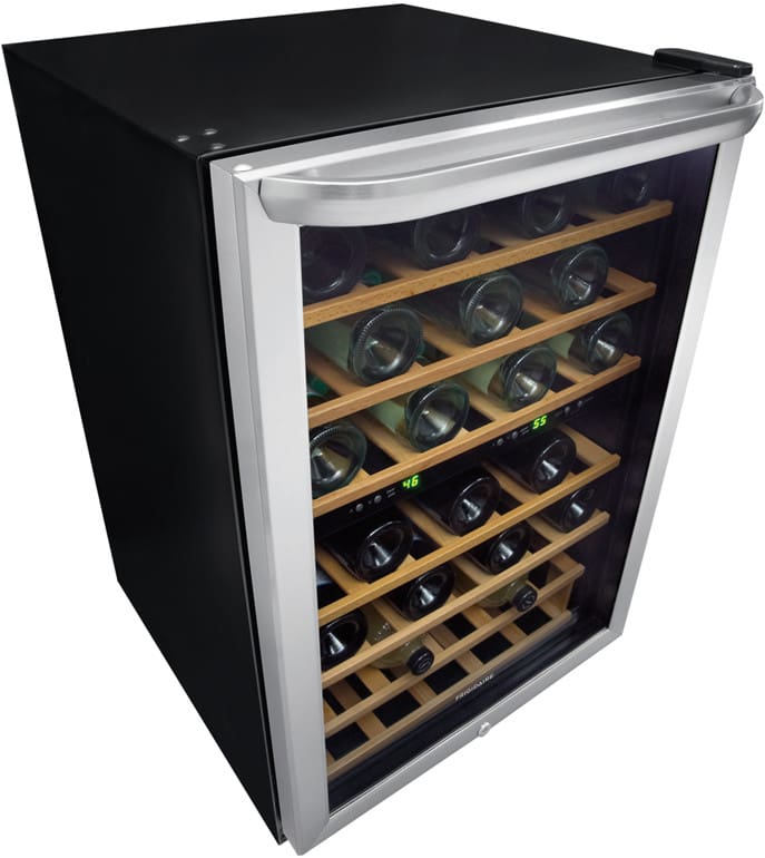 Frigidaire FFWC38F6LS 22 Inch Freestanding Wine Cooler with 4.6 cu. ft ...