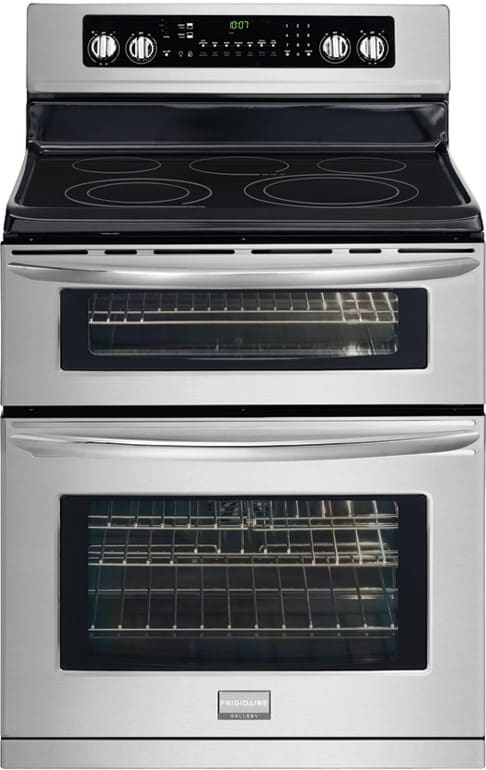Frigidaire double oven electric range sale