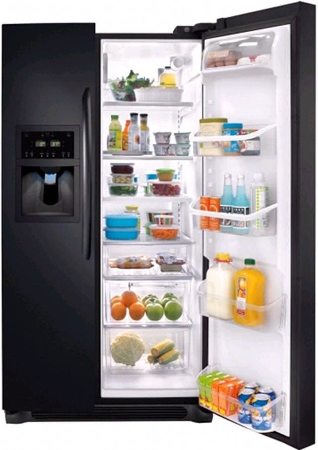 Frigidaire FGHS2368LE 22.6 cu. ft. Side By Side Refrigerator with 3 Sliding SpillSafe Shelves