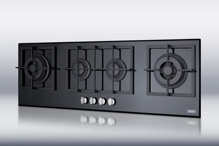 Summit GC443BGL 43 Inch Island Gas Cooktop with 4 Sealed Sabaf