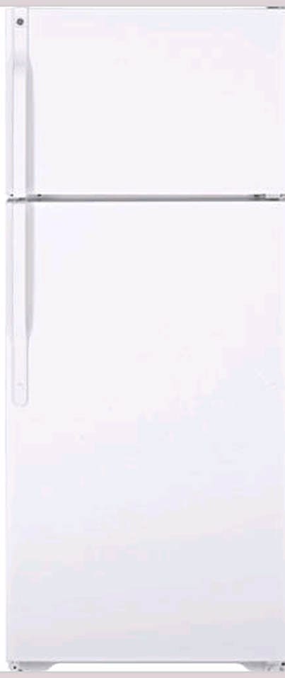 GE GTH18EBTWW 18.2 cu. ft. Top-Freezer Refrigerator with 3