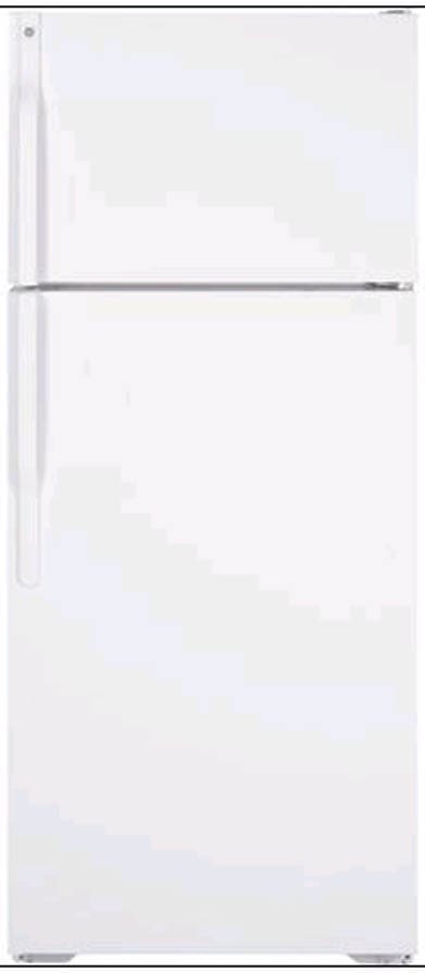 GE GTH18XCTWW 18.2 cu. ft. Top-Freezer Refrigerator with 4