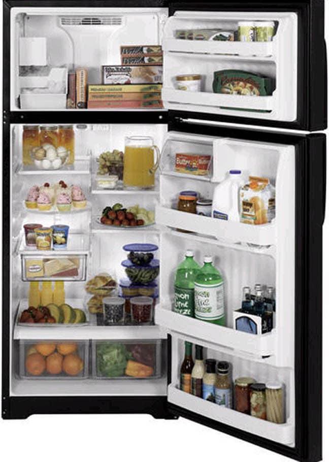 GE GTH18XCTWW 18.2 cu. ft. Top-Freezer Refrigerator with 4