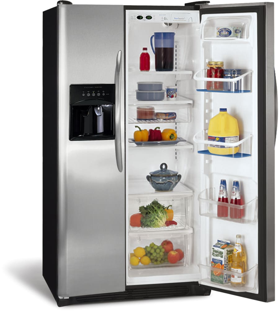 よしよし ページです。 GE® ENERGY STAR® 25.4 Cu. Ft. Side-By-Side Refrigerator with