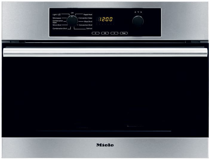 Miele H4042BMSS 24 Inch Speed Wall Oven with True European Convection