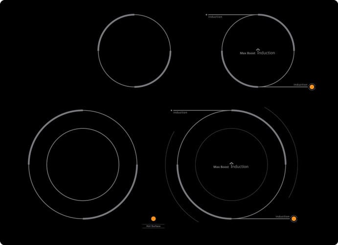 Samsung FEN500WX 30 Inch Freestanding Hybrid Induction Electric Range