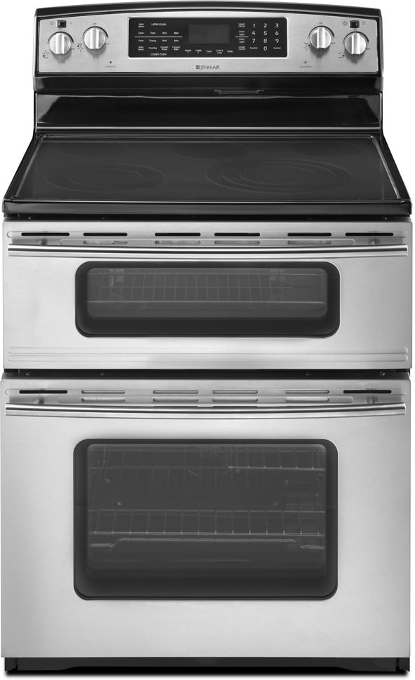JennAir JER8895BAS 30 Inch Freestanding Electric Double Oven Range with