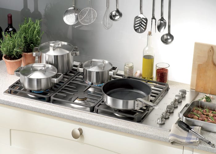 Miele 42 Stainless Steel Gas Cooktop