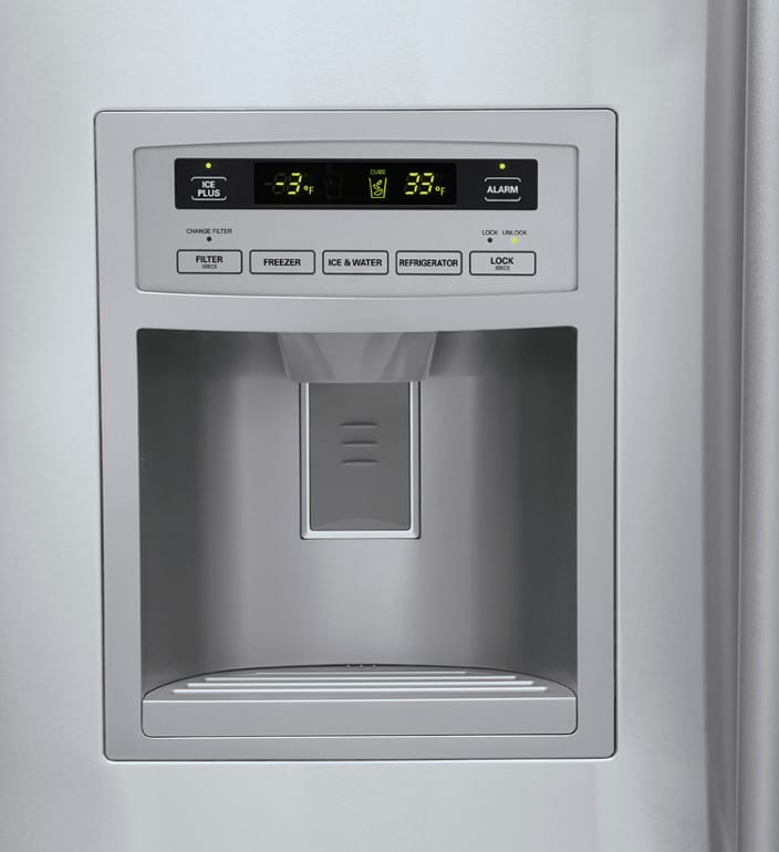 LG LMX25964ST 24.7 cu. ft. 4 Door French Door Refrigerator with 4 Spill
