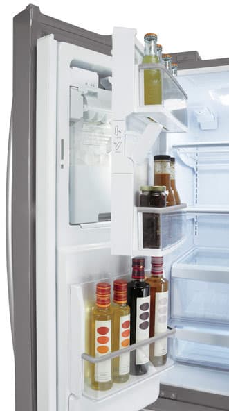 LG LMX25988ST 24.7 cu. ft. French Door Refrigerator with 4 Split Spill ...