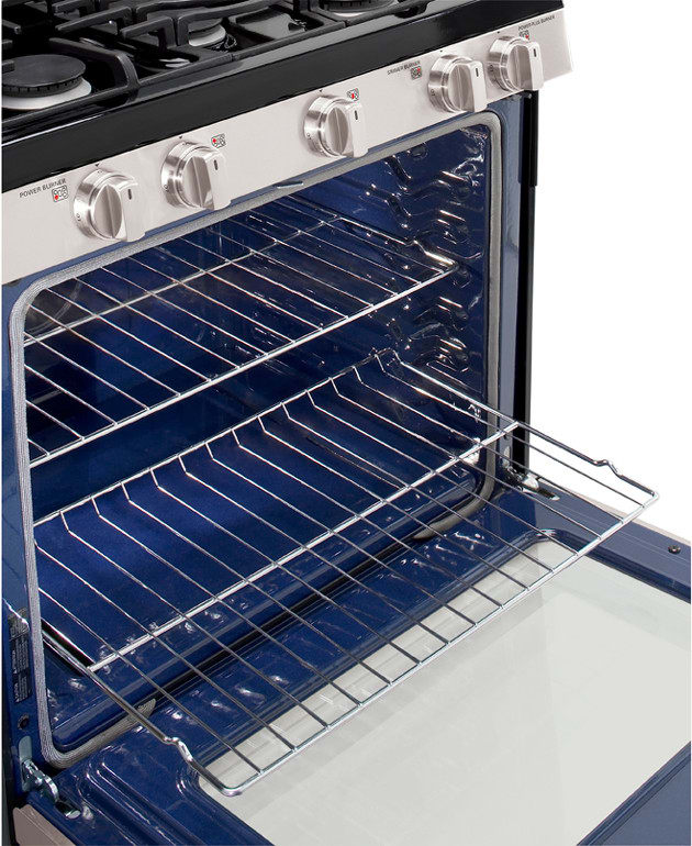 LG LRG3093ST 30 Inch Freestanding Gas Range with 5 Sealed Burners, 5.4