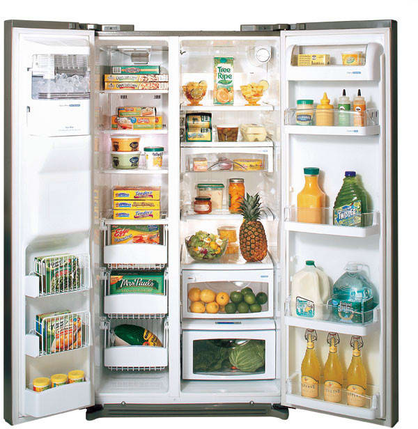 LG LSC27990TT 26.2 Cu. Ft. Side by Side Refrigerator with HD Ready LCD TV & WeatherPlus