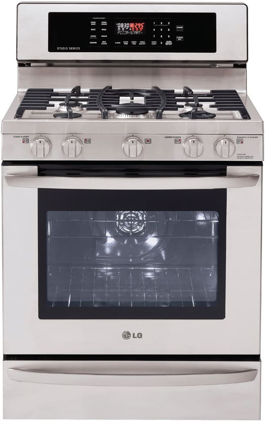LG LSRG309ST 30 Inch Freestanding Gas Range with 5 Sealed Burners, 5.4