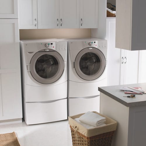 Whirlpool GHW9400PW 27 Inch Duet Front-Load Washer with 3.8 Cu. Ft ...