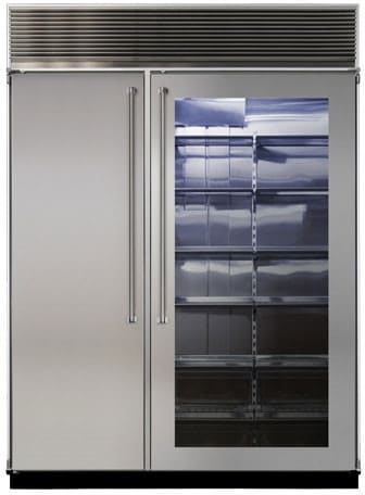Marvel M60CSSSGP 60 Inch Built-in Side by Side Refrigerator with
