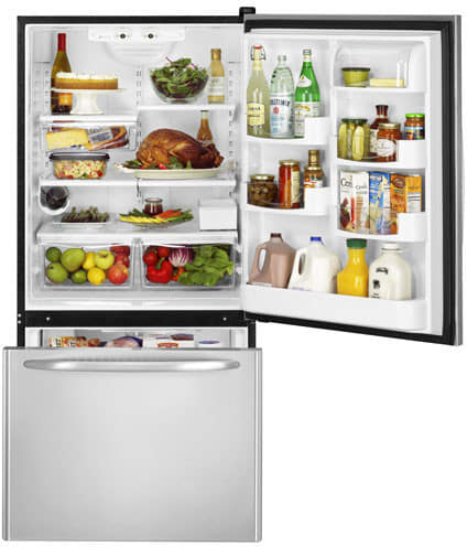 Maytag MBR2256KES 22 cu. ft. Bottom-Freezer Refrigerator with ...