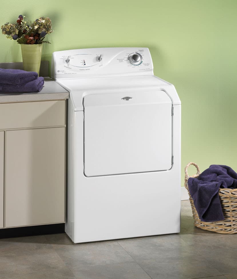 Maytag MDE7400AYW 27 Inch Electric Dryer with 6.0 Cu. Ft. Capacity, 3