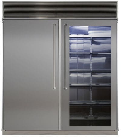 マーシーズ Marvel MPRO72CSSSGX 72 Inch Built-in Side by Side Refrigerator