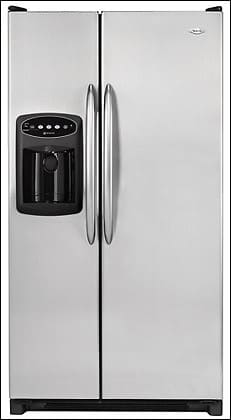 Meg Maytag MSD2657HES 26 Cu. Ft. Side by Side Refrigerator with