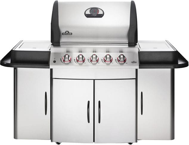 herstel tentoonstelling Magistraat Napoleon M485RSIBPSS1 63 Inch Freestanding Gas Grill with 740 sq. in. Total  Cooking Surface, 74,000 Total BTU, 3 Main Tube Burners, Rear Infrared  Burner, Infrared Side Burner, WAVE Rod Grids, JET-FIRE Ignition