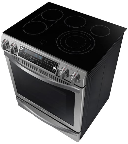 Samsung NE58H9950WS 30 Inch Slide-In Electric Range with 5