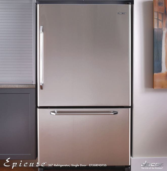 Dacor EF36LNFSS 19.8 cu. ft. Counter Depth Bottom Freezer ...